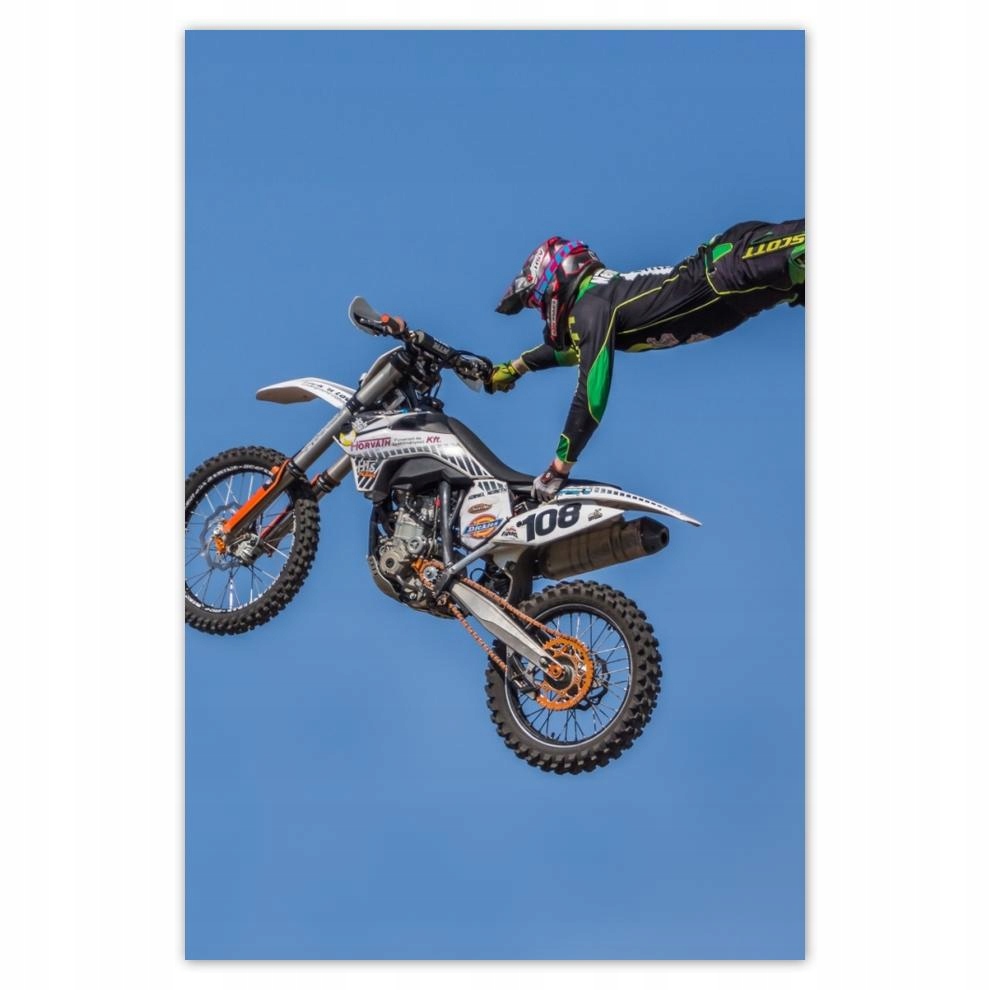 

Plakat 62x93 Skok motocrossowy