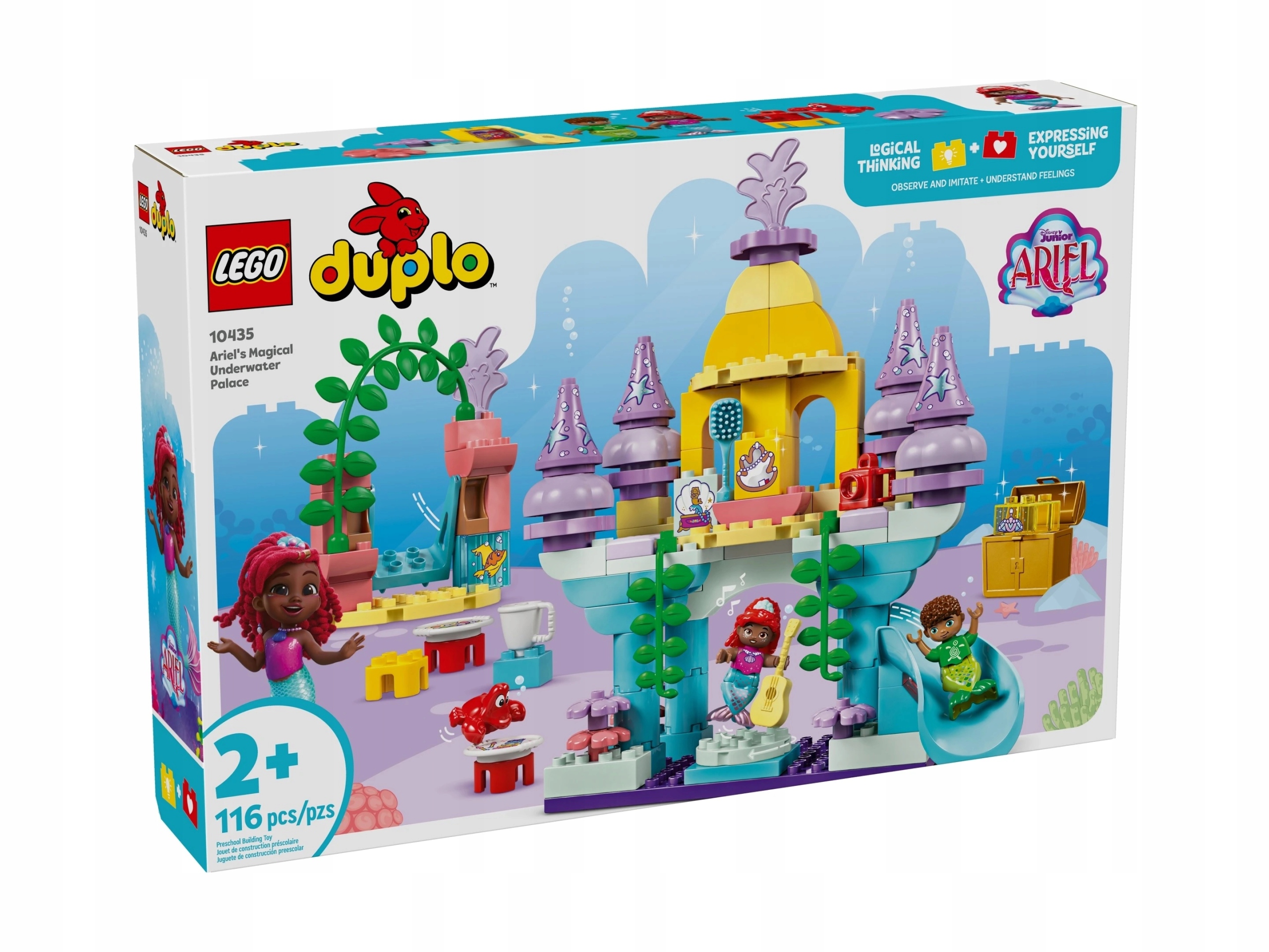 Lego 10435 Duplo Kouzelný podmořský palác Arielky