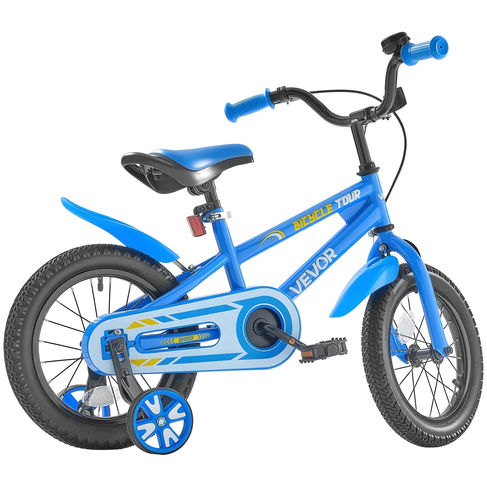 Dětské kolo Bmx cm výška 90-115 cm 3-5 let boční kolečka modrá