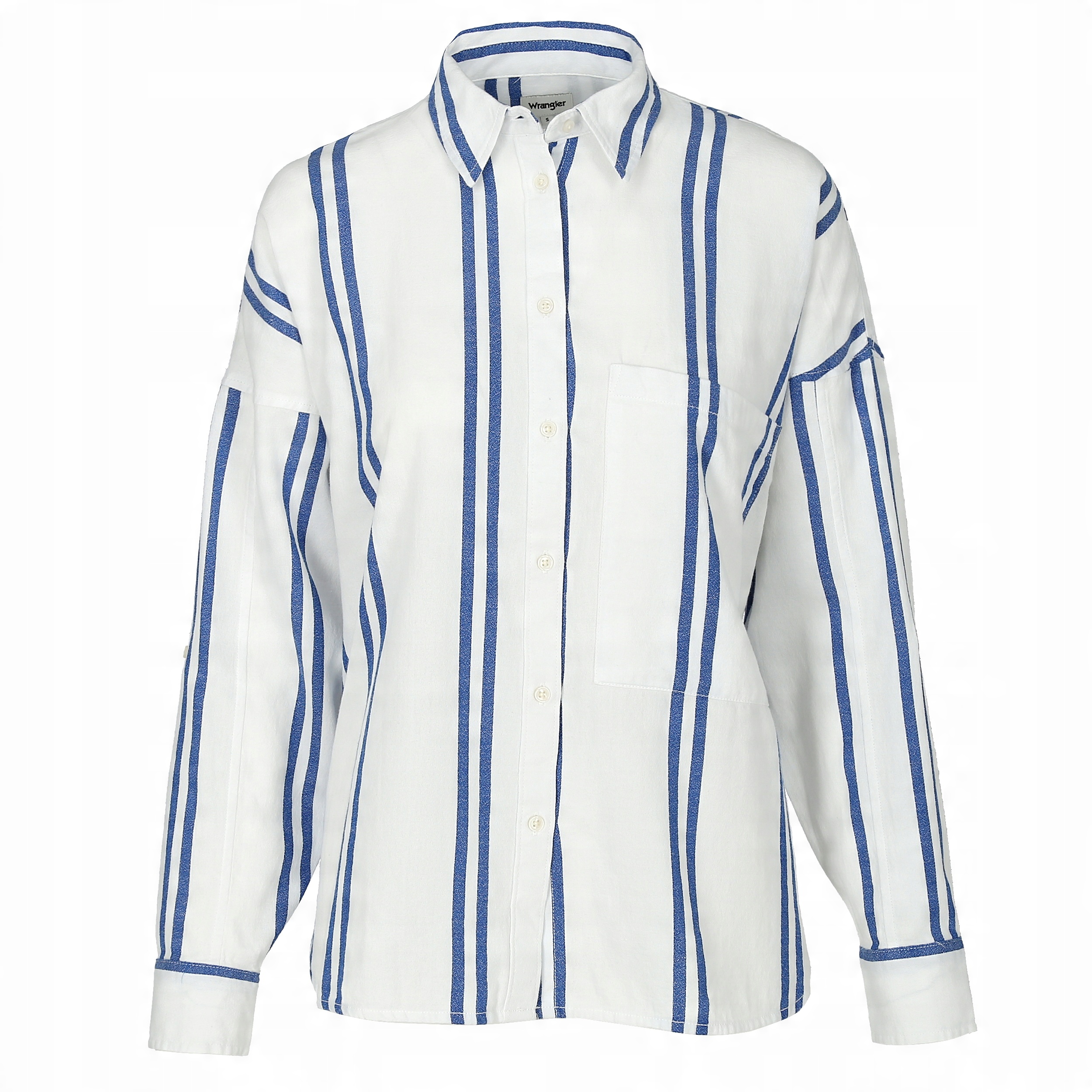

Wrangler Oversize Stripe Koszula Damska Z Lnem - M
