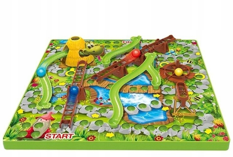 Drabiny i Węże 3D Zręcznościówka Wciągająca Gra Towarzyska Familijna Zabawa