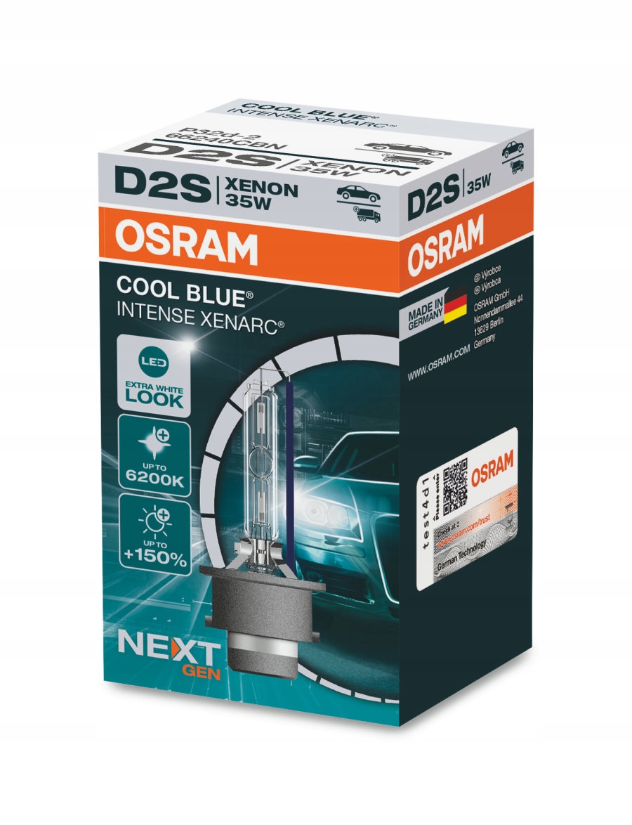 

Żarówka Osram Xenarc Cool Blue Intense D2S 85V 35W
