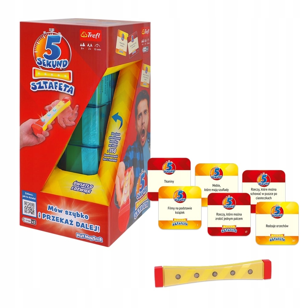5 Sekund Sztafeta Imprezowa gra towarzyska Trefl 02601