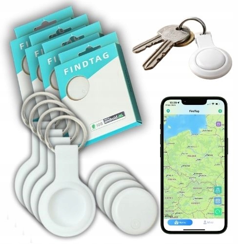 4x Gps Lokátor Android Ios Pro Klíče Tašky Batohu Děti Psa Kočky