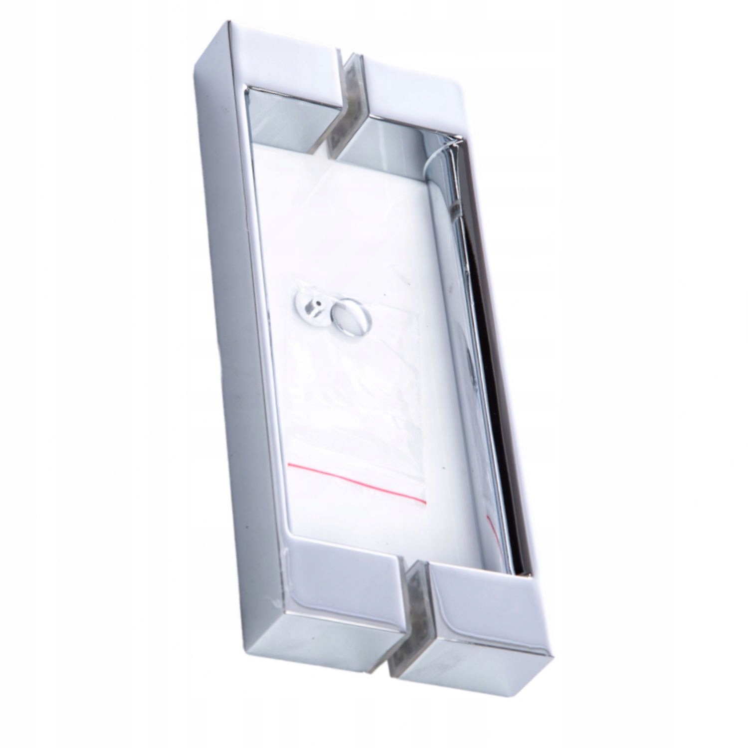 Uchwyt do drzwi kabiny prysznicowej Kerra rozstaw 160 mm metal (Flow Chr)