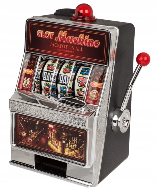 

Skarbonka Jednoręki Bandyta Automat Maszyna Kasyno