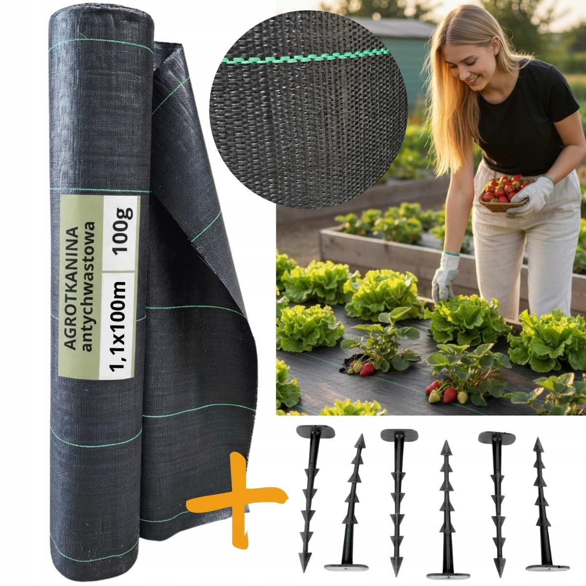 Agrotextília 100 g Školská podložka 1,1x100 špendlíky