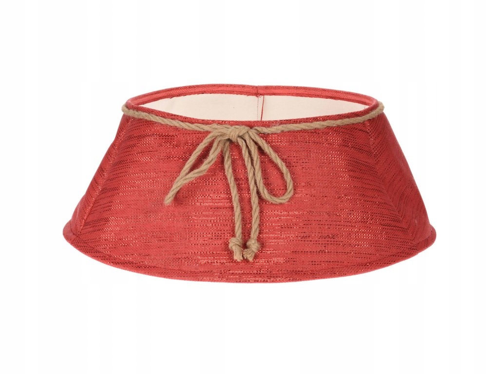 Kryt na stojan vánočního stromku, O 40 cm, červený