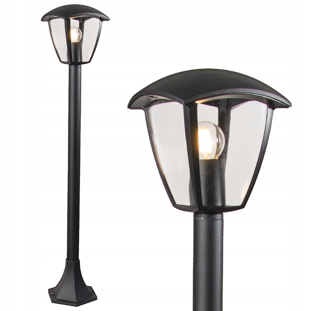 

Lampa Ogrodowa Zewnętrzn Stojąca Słupek Wysoki Led