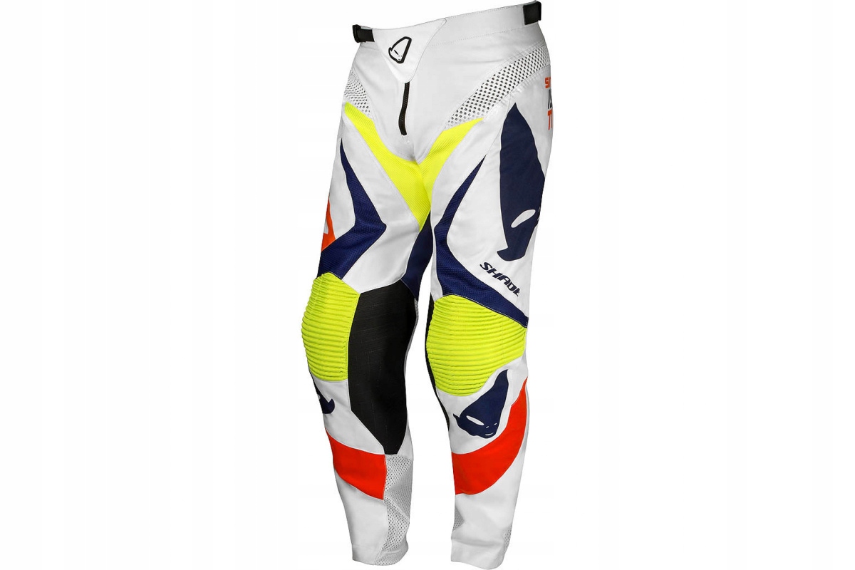 Spodnie cross enduro UFO Shade biały S