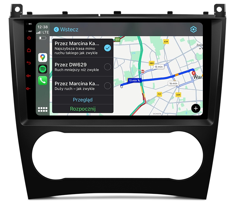 Mercedes W203 W209 Clk Rádio Navigace Android Auto Carplay 8GB/128GB Dsp