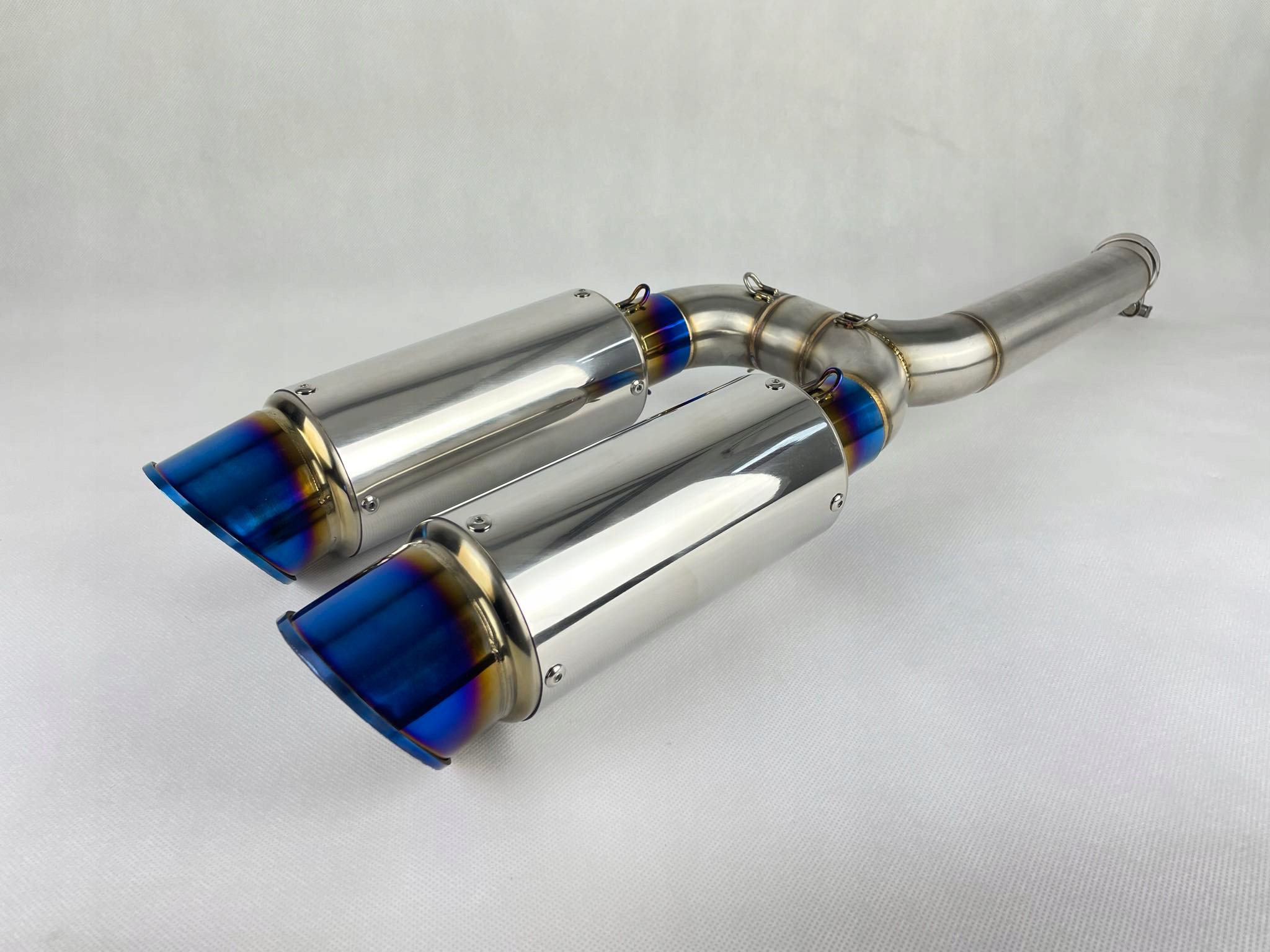 Výfuk Tlumič Yamaha FZ6 Fazer 600 FZ6N FZ6S S2 S1 Oxidovaná Ocel Sportovní