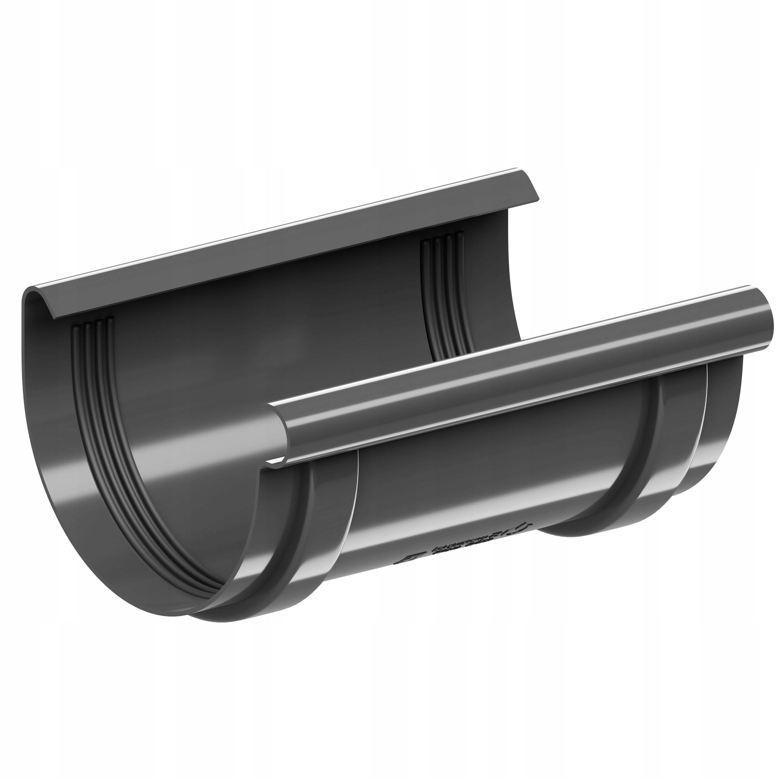 

Krop Rynny Pcv rynnowy Złączka Rynny Grafit 125