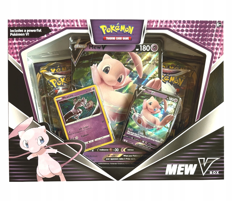 Pokemon TCG: Mew V Box Best Buy Exclusive • Opinie - Allegro