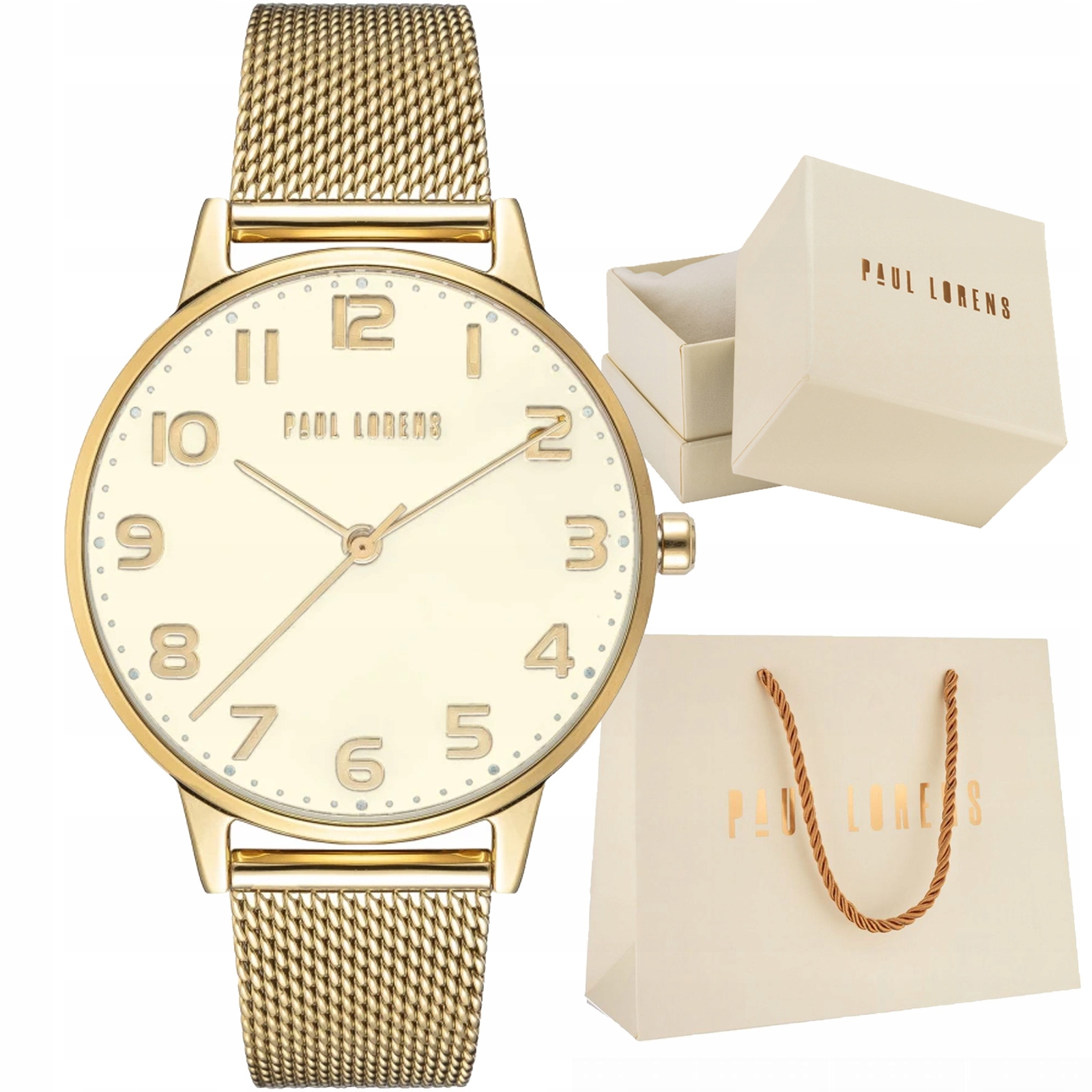 Dámské hodinky Paul Lorens 11715B2-4D1 Velké Číslice jsou ideální pro každodenní nošení