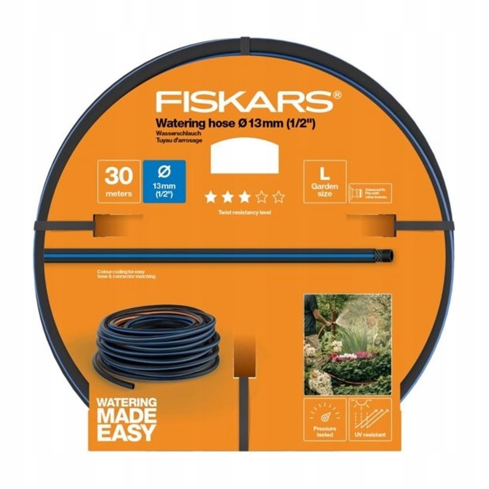 

Fiskars Wąż Ogrodowy 13MM 1/2" 30M Q3 1027103