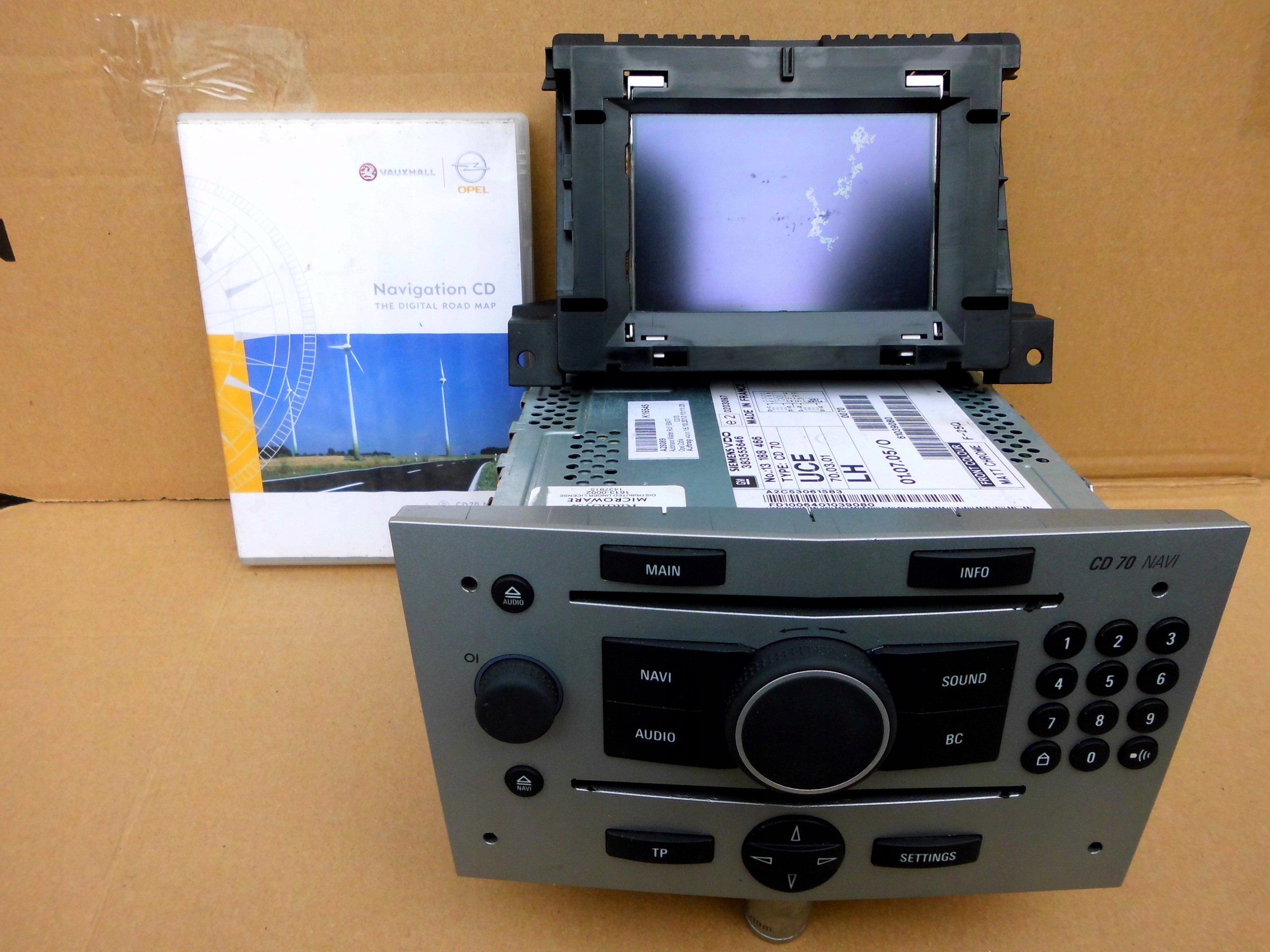 РАДІО CD 70 NAVI OPEL ZAFIRA B ДИСПЛЕЙ