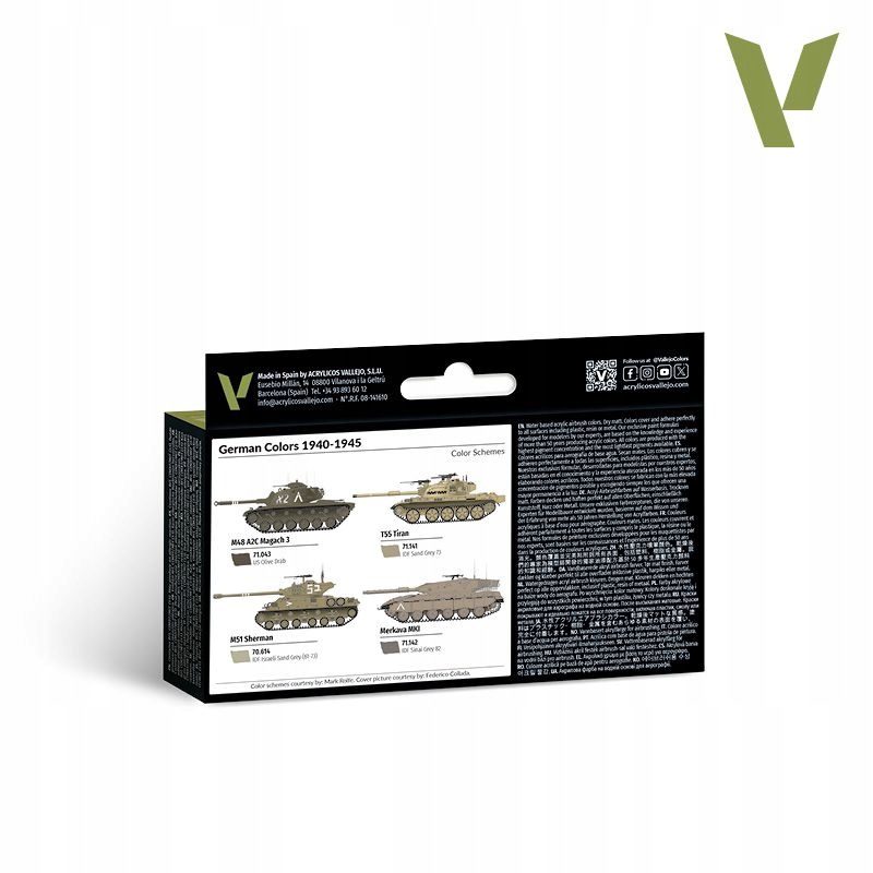 Vallejo: 71.210 Model Air Afv Barvy Idf Izraelské Obranné Síly (6X1