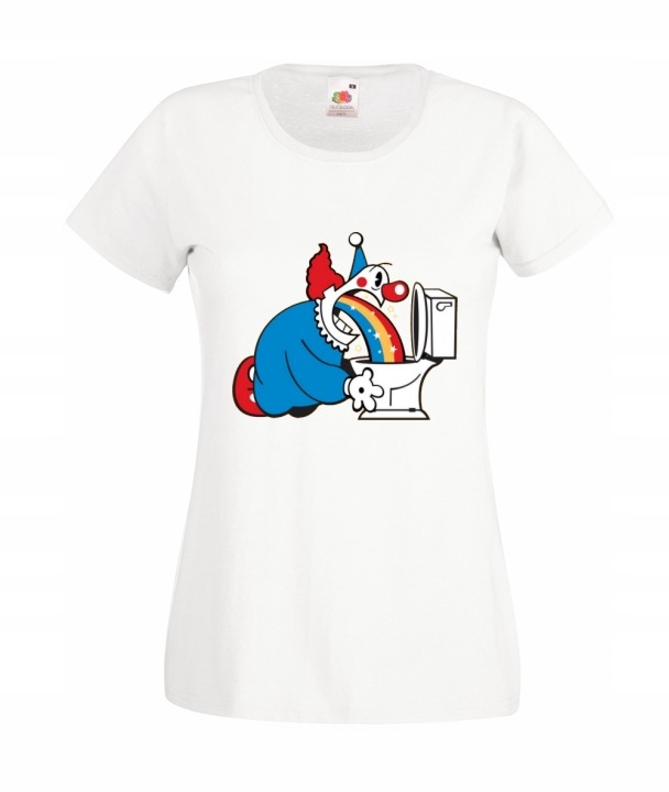 

Kolorowe Koszulki Rzygam Tęczą Klaun Clown Tęcza