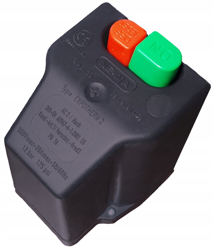 Wyłącznik ciśnieniowy presostat Nema 3-4kW 6,3-10A