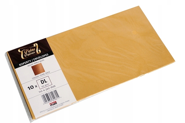 

Koperty ozdobne DL Perła 120G Złota 809615