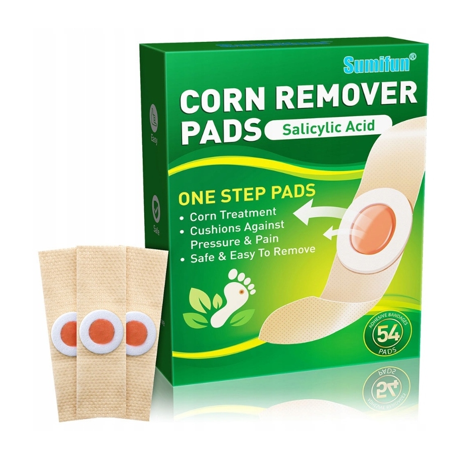 Náplast na odstraňování otisků nohou Náplasti Na Puchýře 54 ks