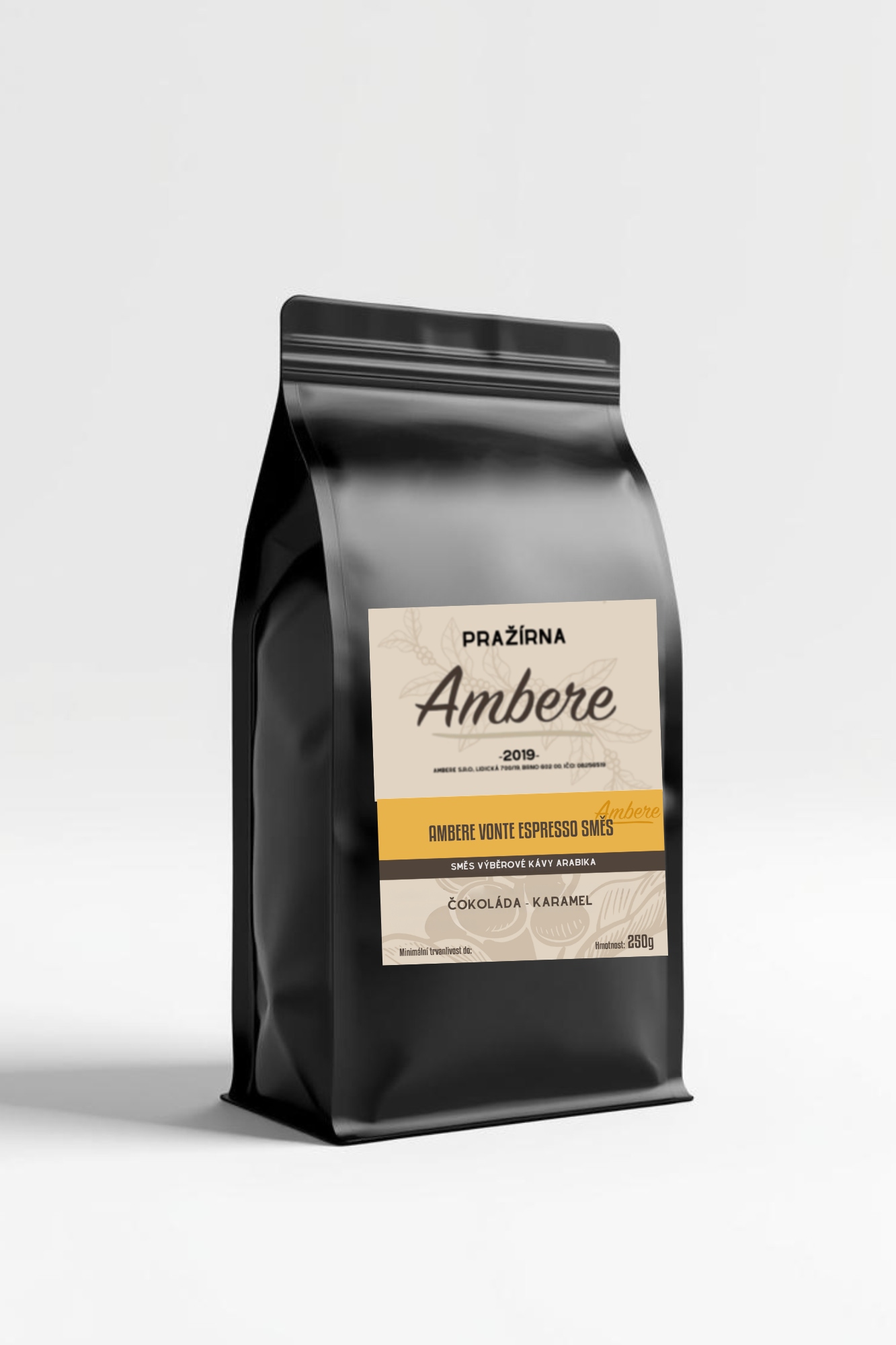 Káva Ambere Espresso Směs Ambere Vonte 100% Arabika