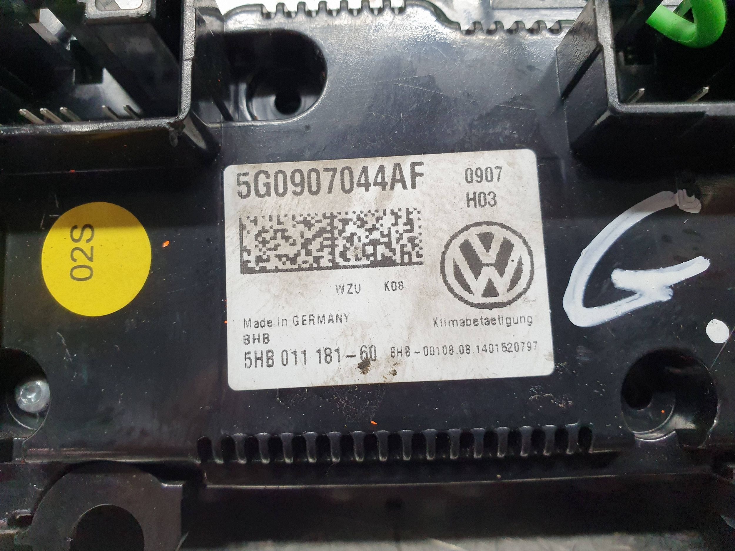 Unite commande clima 5G0907044AF VW GOLF VII TIGUAN II PASSAT B8
