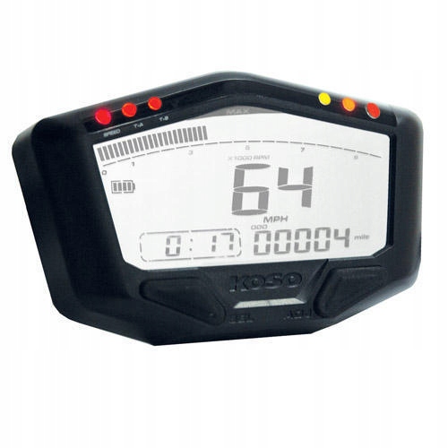 Koso Univerzálny Motocyklový Počítadlo Model DB-02 (napájanie Z Batérie-off R)