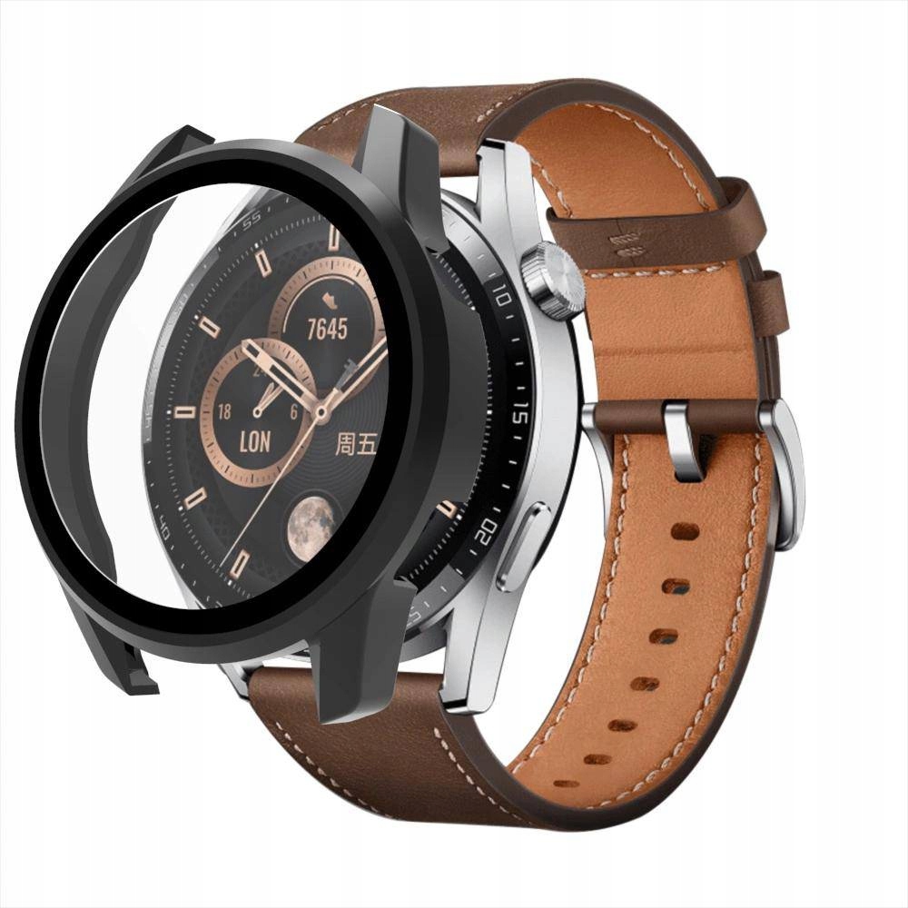 Szkło Ochronne Do Huawei Watch Gt3 42Mm Czarne