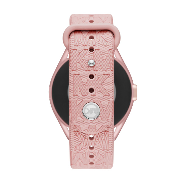 Pasek do zegarka Michael Kors MKT5116 różowy silikonowy 20 mm