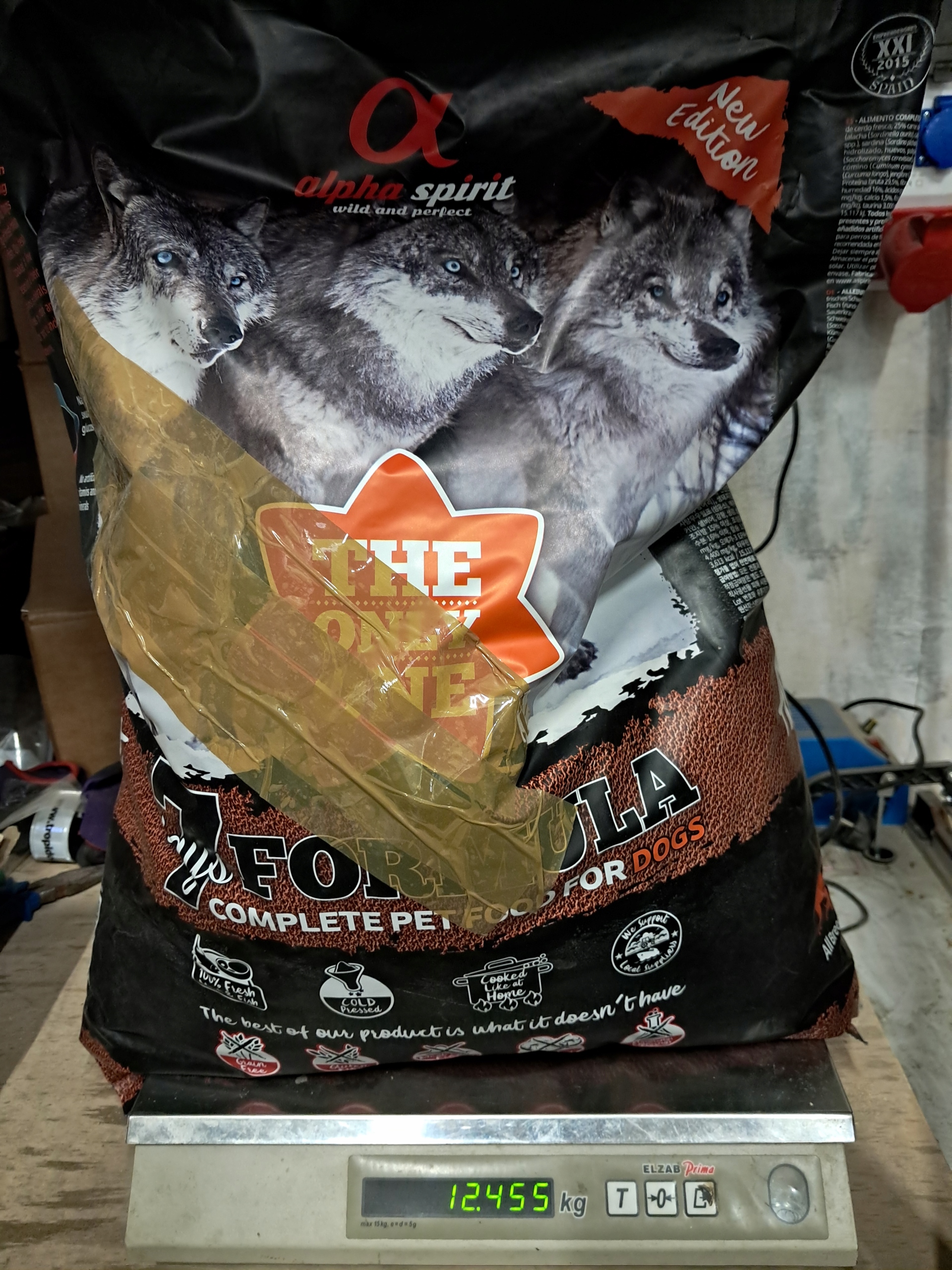 Alpha Spirit 7 Days 12kg kompletna karma dla dorosłych psów Outlet