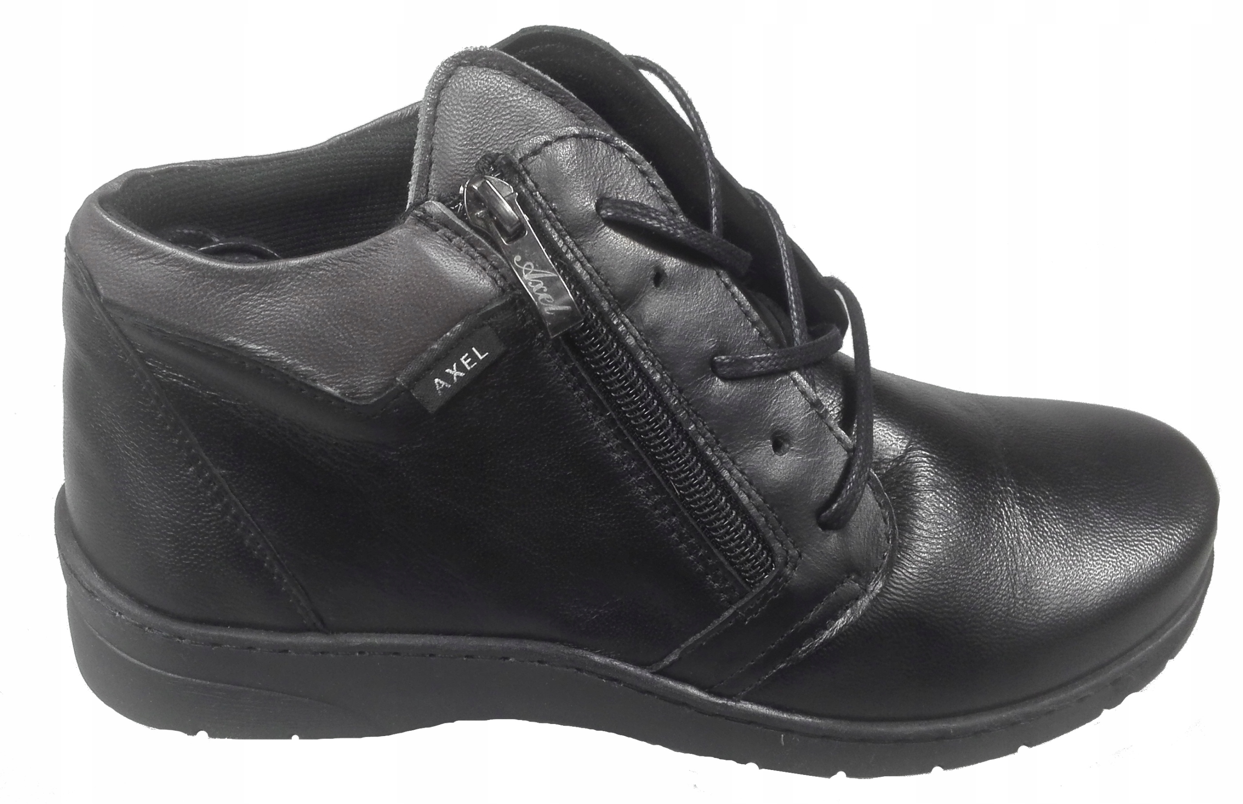 Axel Kotníkové Boty 1752 Černá Šedá r37