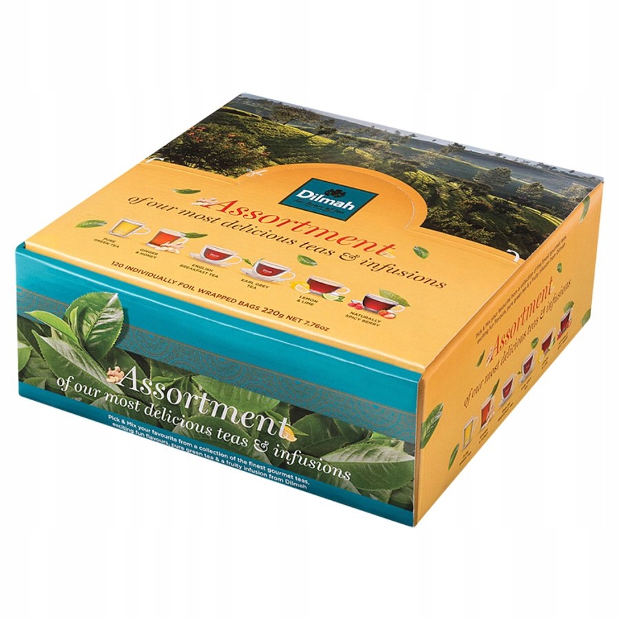 Levně Čaj Dilmah Pick`n`mix sada 120t 6 příchutí
