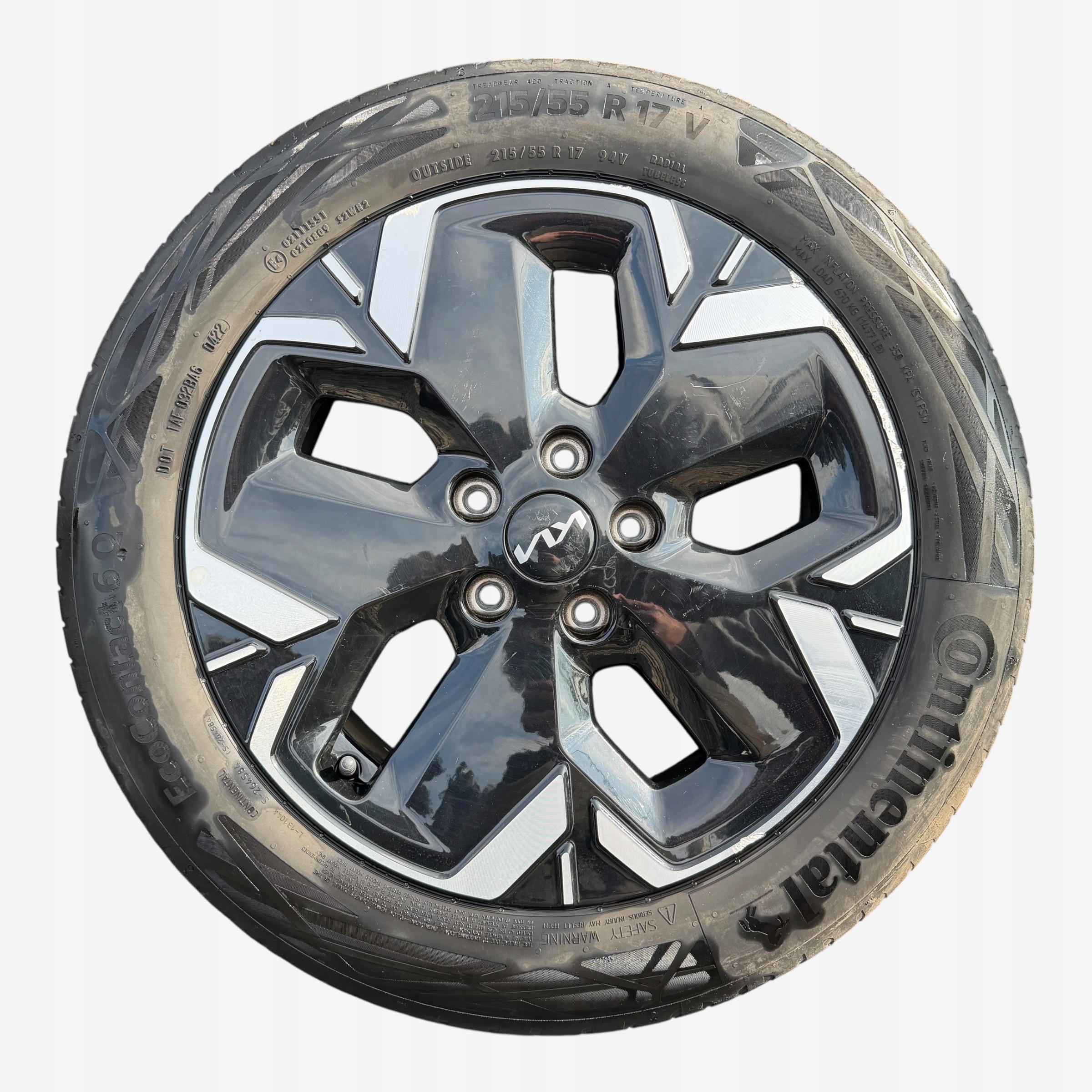 discs wheels tyres KIA NIRO II CONTINENTAL 215/55/17" 4MM summer