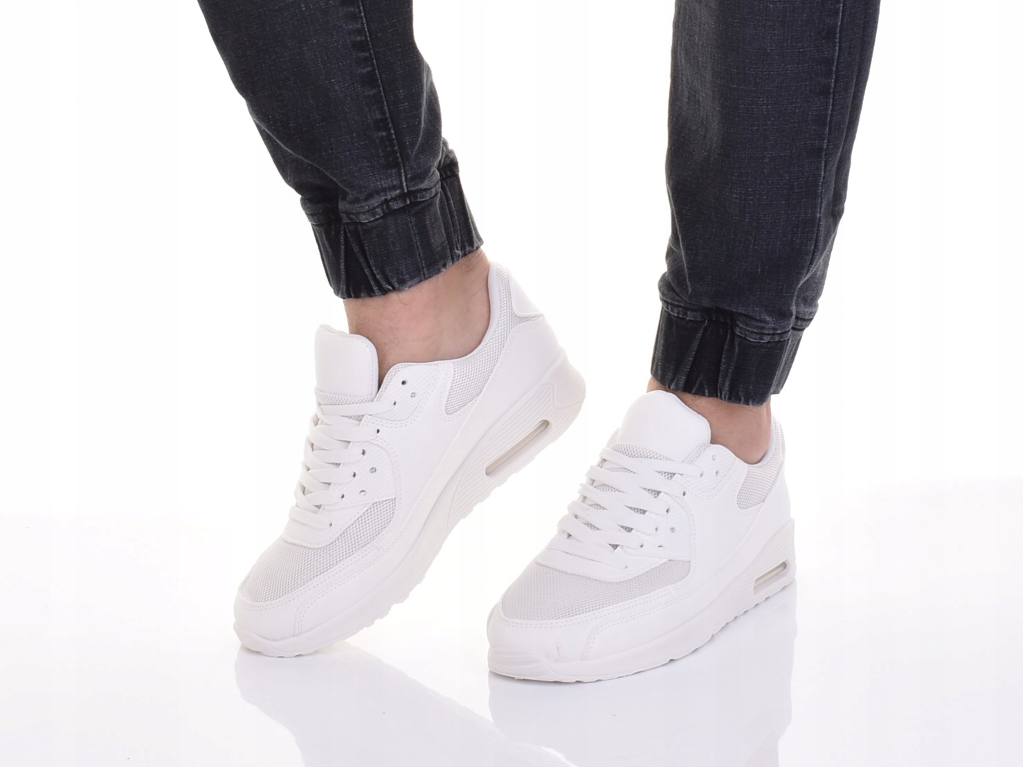 LEKKIE SNEAKERSY MĘSKIE PRZEWIEWNE BUTY SPORTOWE AIR Rozmiar 41