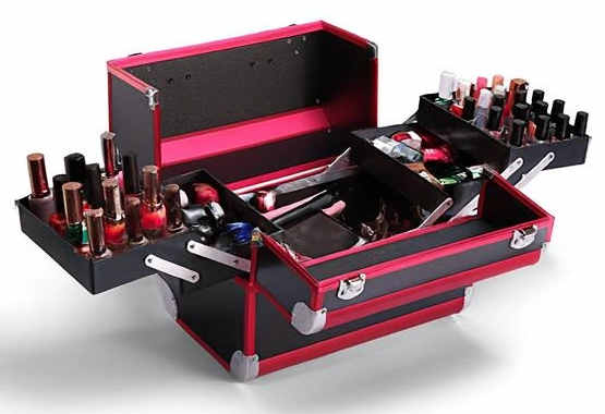 Kuferek Kosmetyczny Na Lakiery Kosmetyki Makeup Mały Profesjonalny CA34A