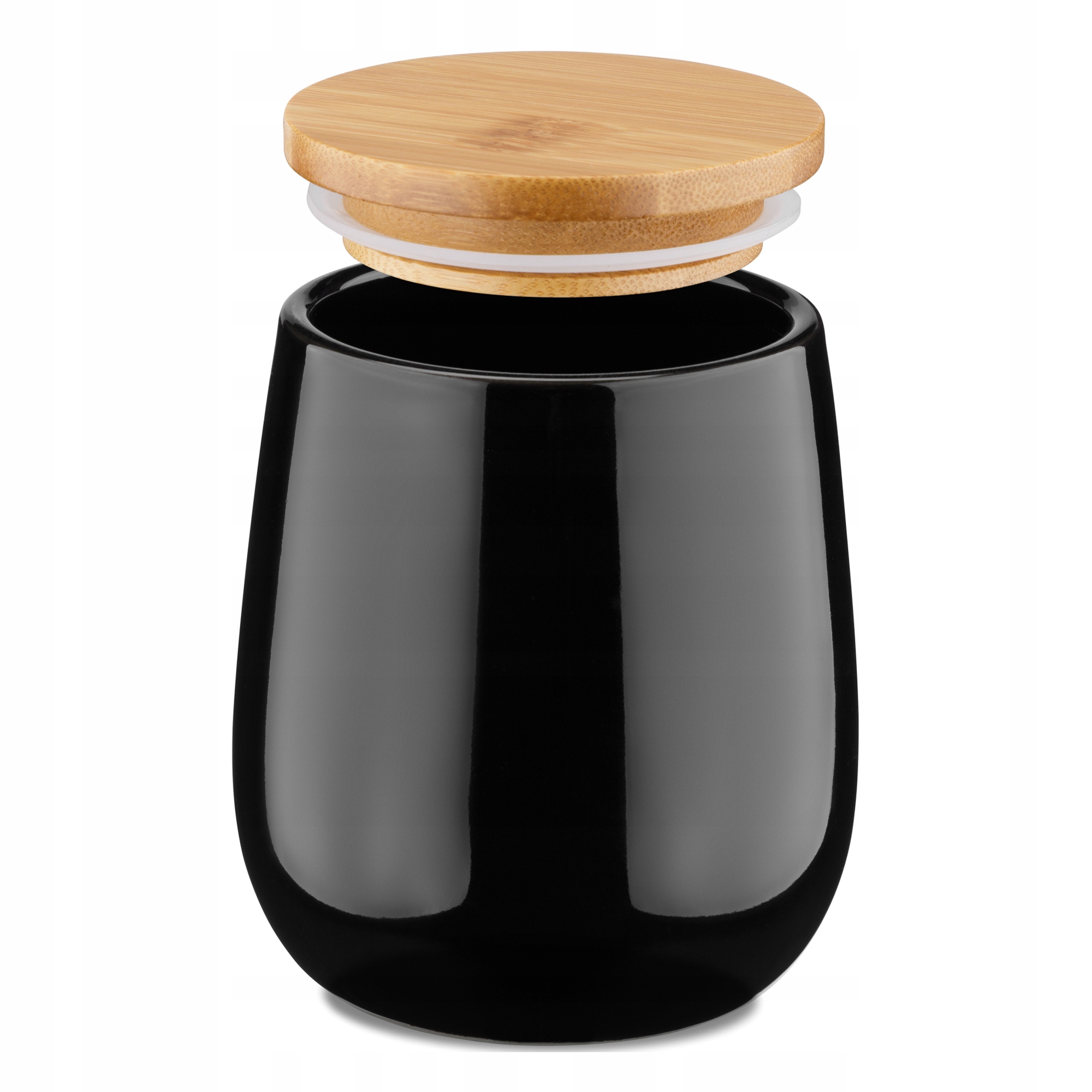 POJEMNIK NA PŁATKI KOSMETYCZNE WACIKI CZARNY Pojemność 150 ml