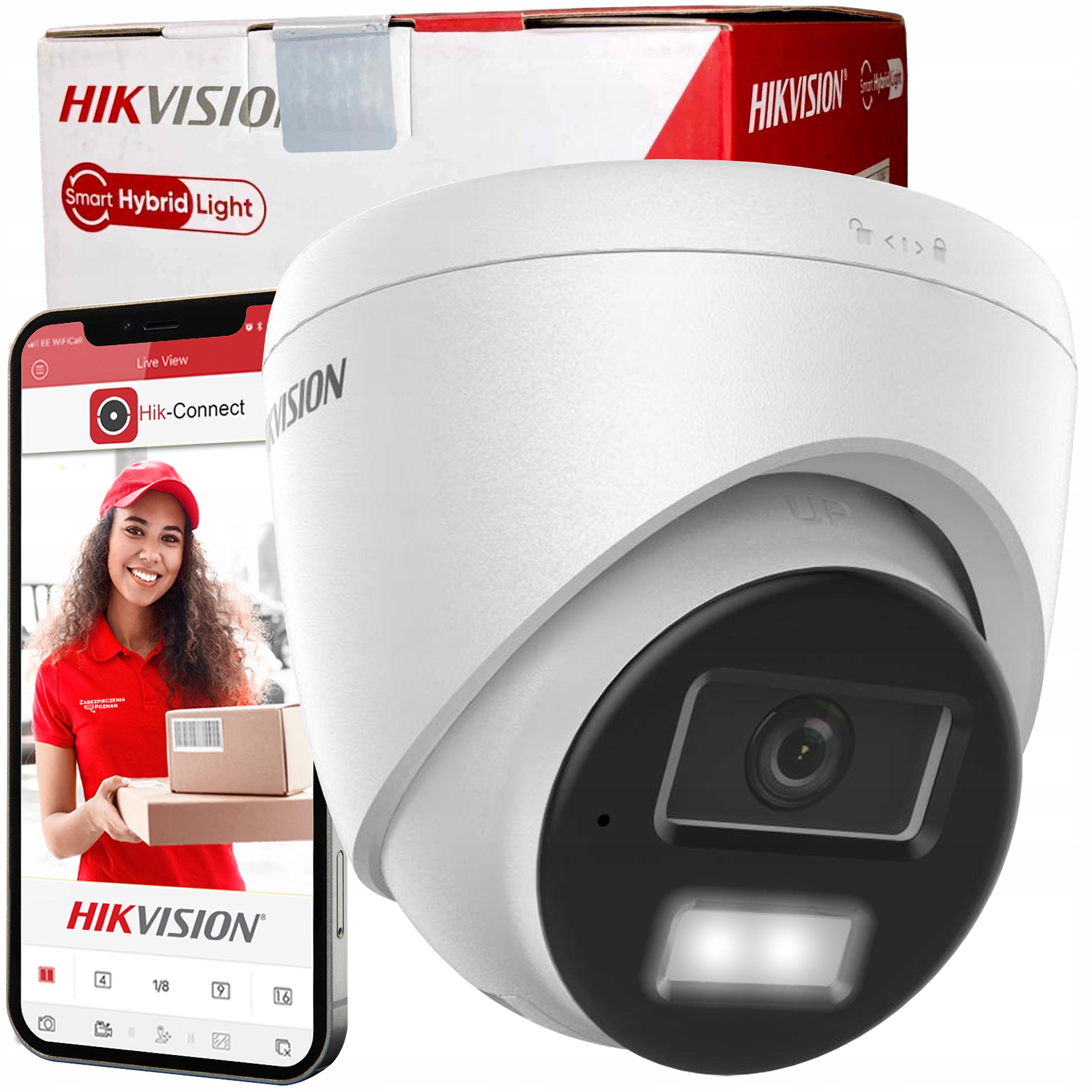 Kamera Ip Hikvision DS-2CD1383G2-LIUF/SL 8Mpx Smart Hybrid Light Detekcja