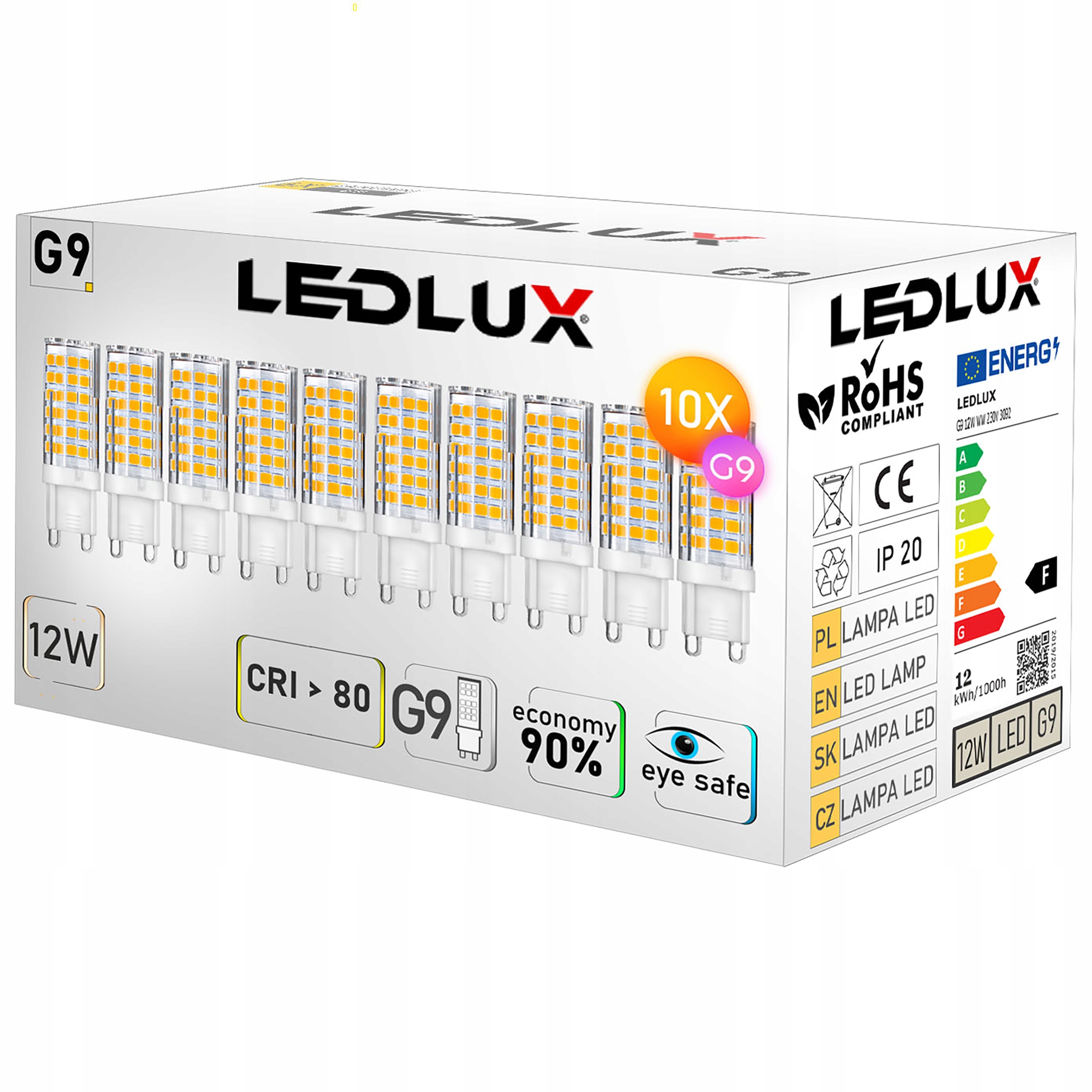 

10X Żarówka Led G9 Smd 12W 95W 3 Barwy Światła