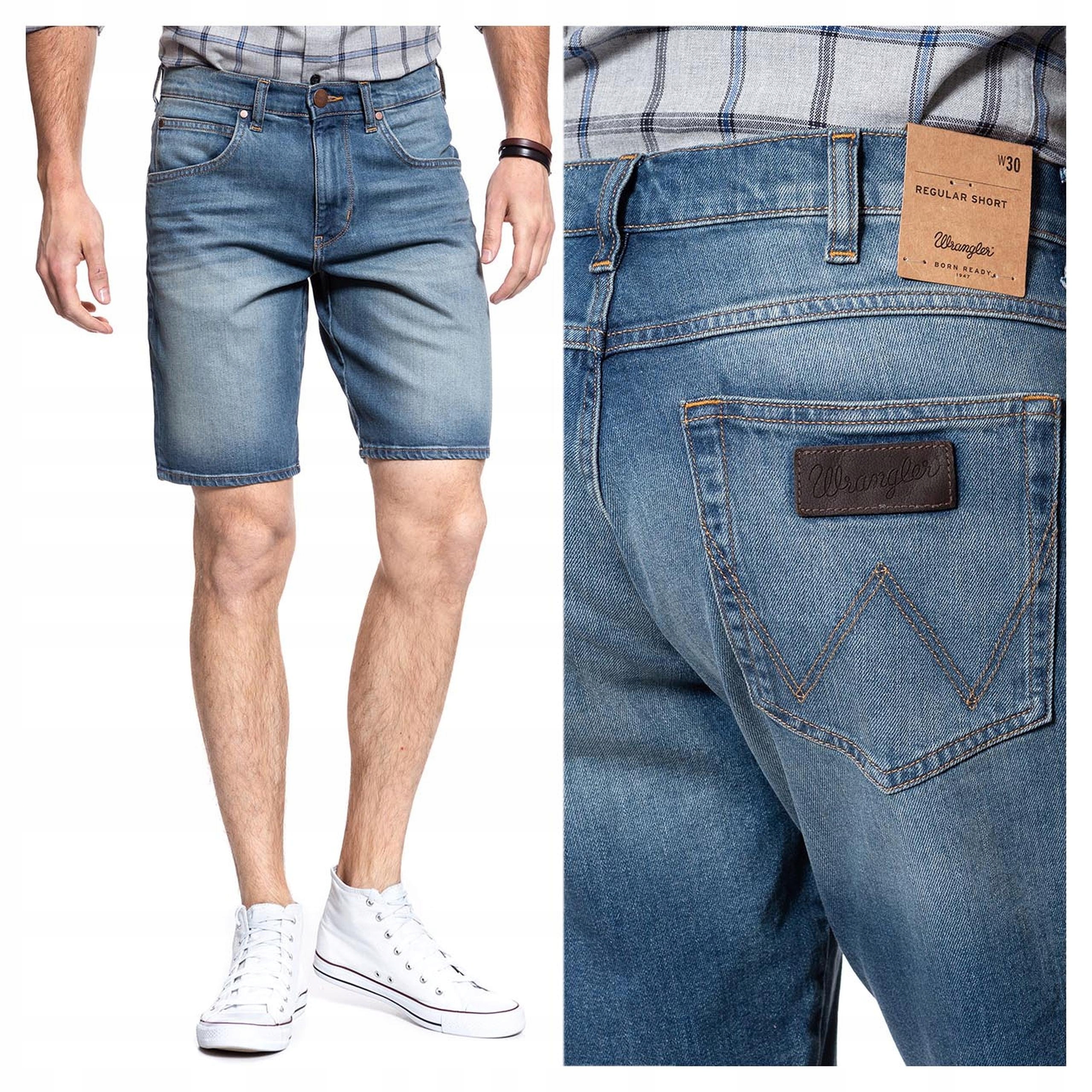 Pánské džínové šortky Wrangler Regular Shorts 29