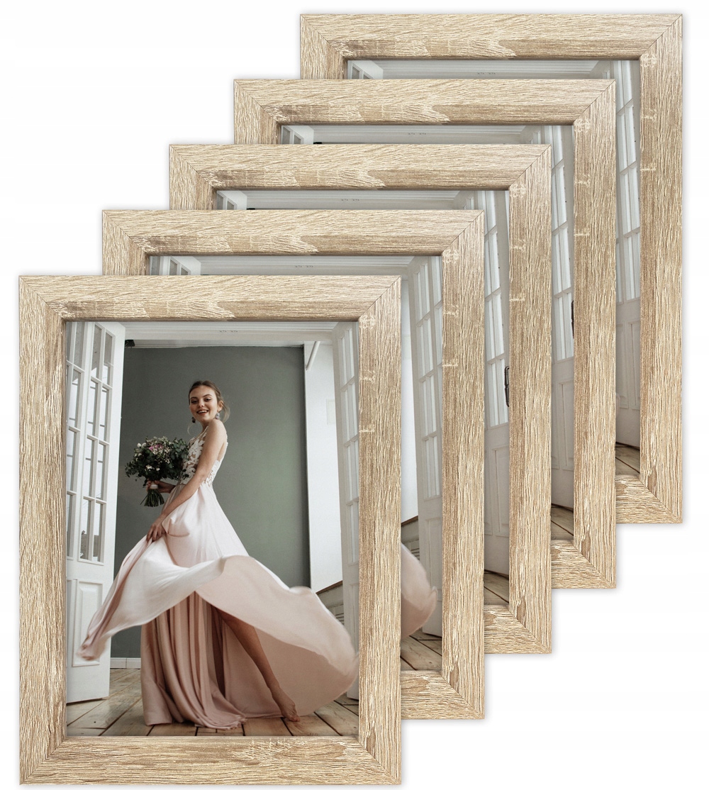 

Zestaw 5 ramek na zdjęcie 18x24 Italia sonoma