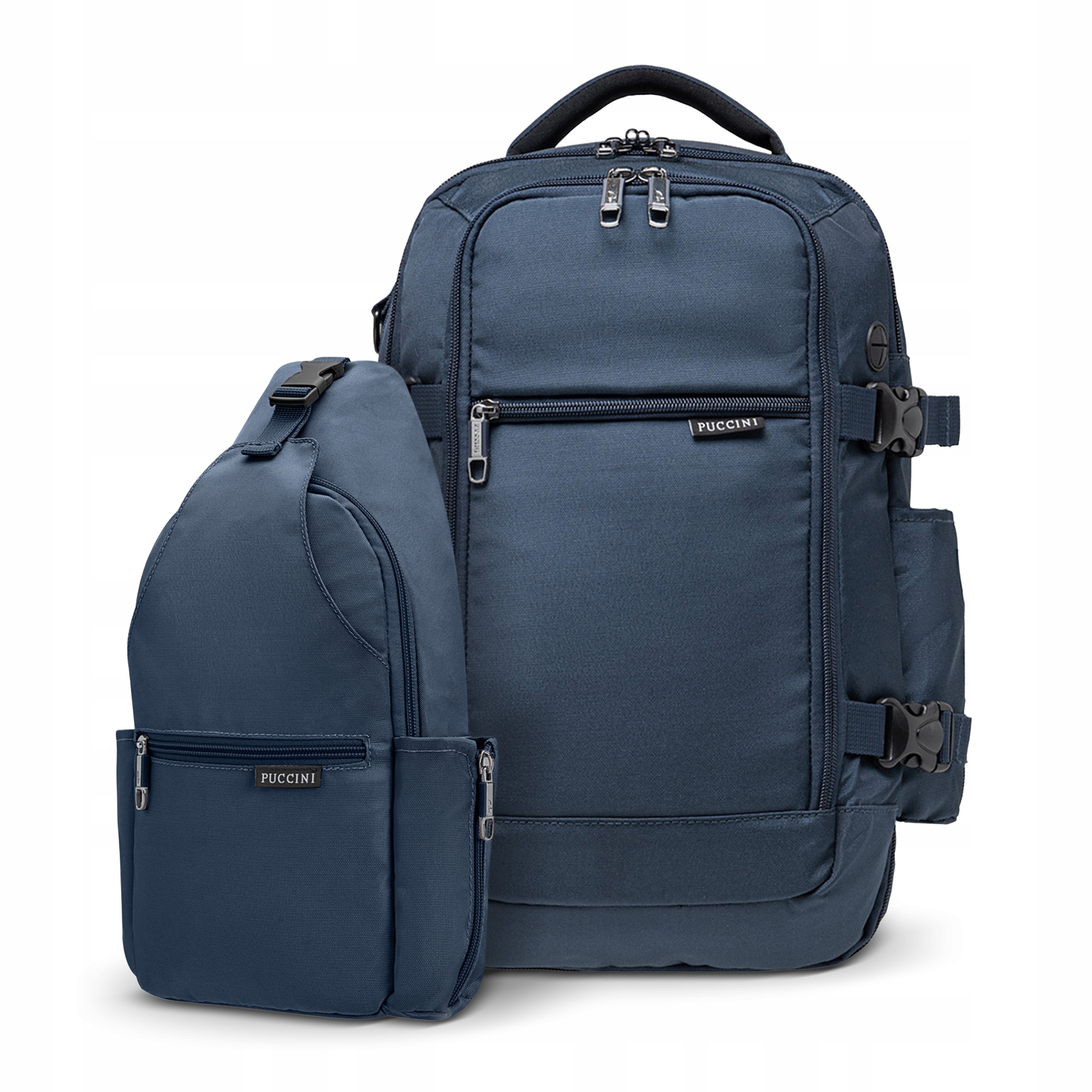 Dárek Batoh Do Letadla v tmavě modré barvě crossbody kabelky Puccini