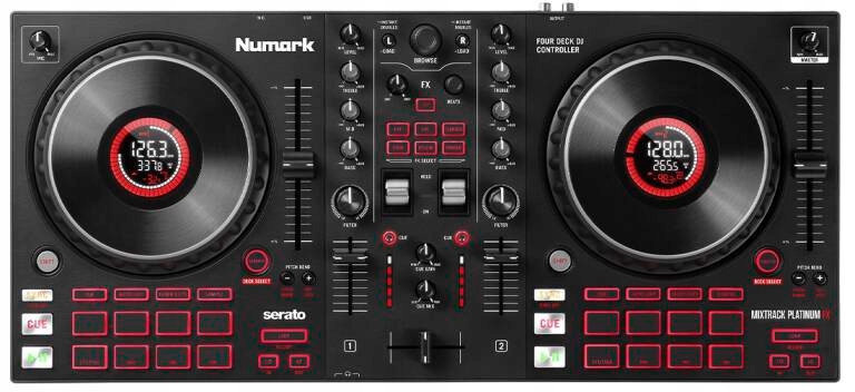 NUMARK MIXTRACK PLATINUM FX KONSOLA DJ KONTROLER MIKSER OPROGRAMOWANIE Marka Numark
