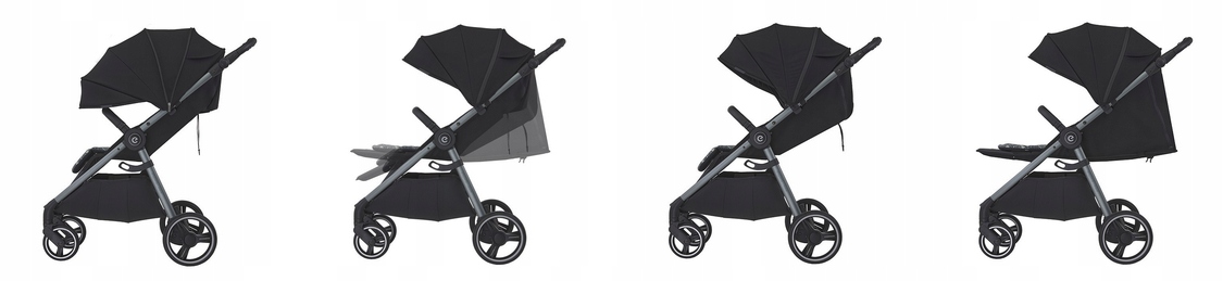 ESPIRO WAVE 2023 WÓZEK SPACEROWY 204 GREEN DAY Kolor Odcienie zieleni