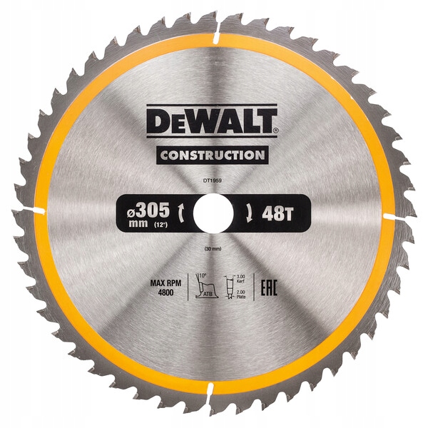 

Dewalt Tarcza 305MM Do Drewna DWS780 D27107 D27113