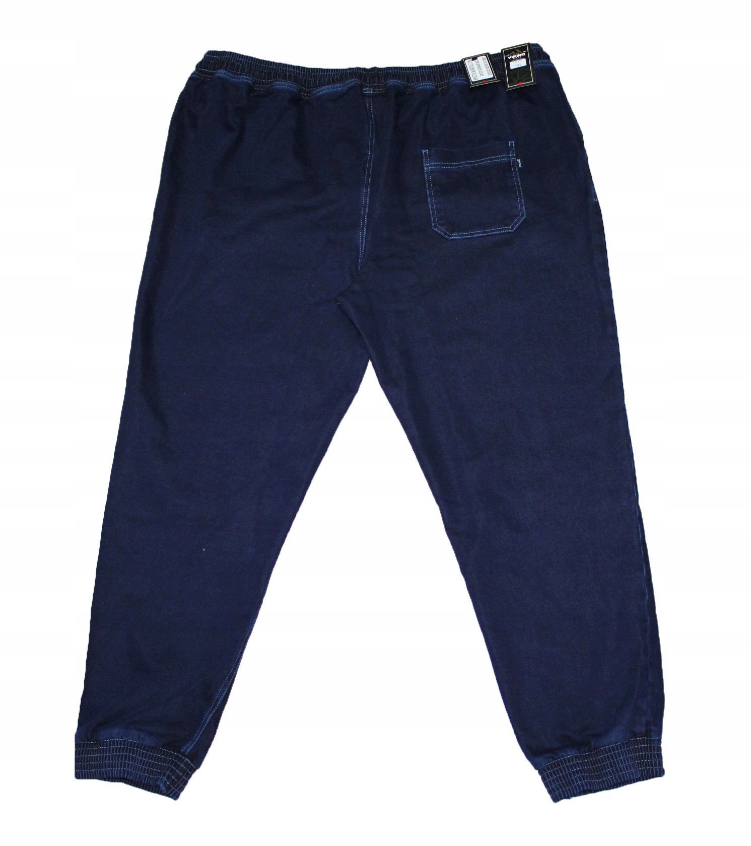 10XL Velké Tepláky Joggery Jeans Streč Námořnická Modrá Baggy
