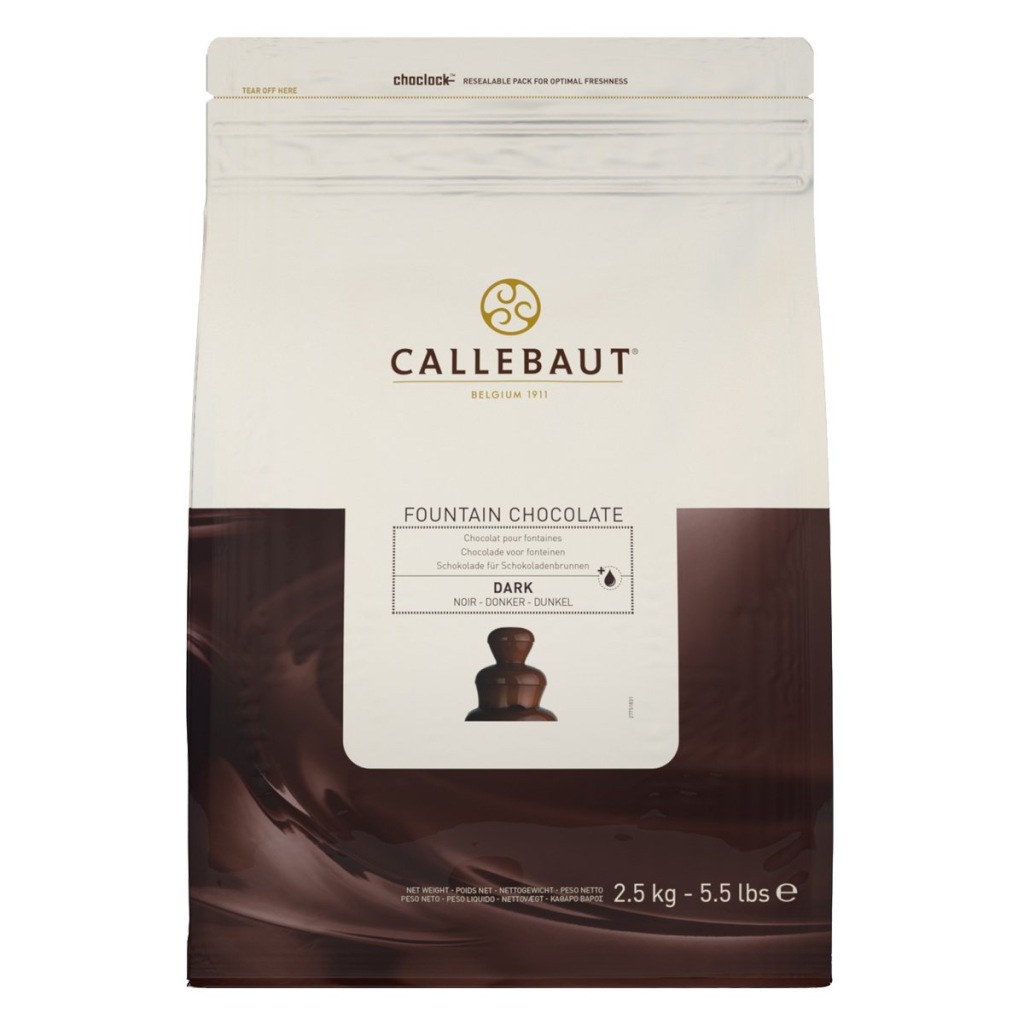 Callebaut Czekolada do fontanny deserowa 2,5 kg Data ważności: 29.03.2027