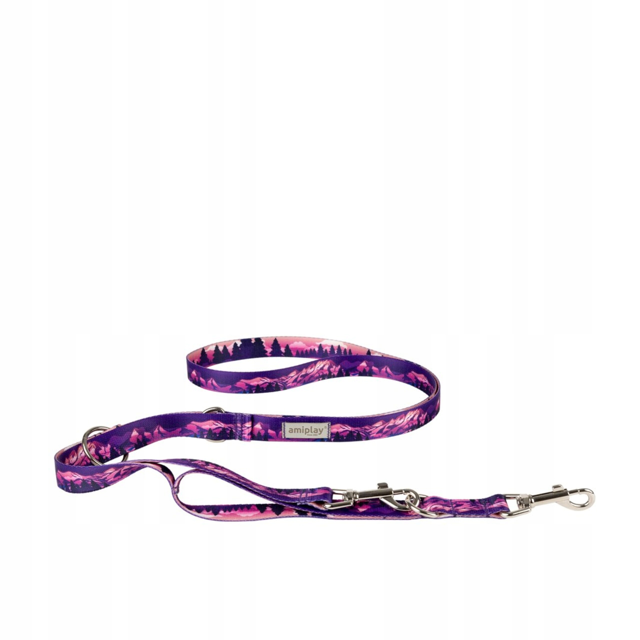 Levně Vodítko pro psa Amiplay BeNature Mountains přepínací, nastavitelná, 7v1 200x2cm