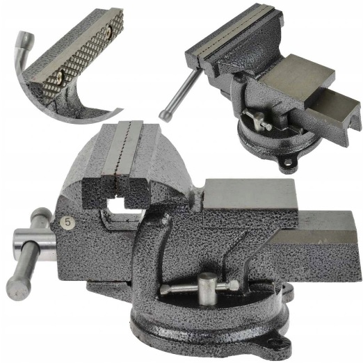 Слесарные тиски вращающиеся 150 мм стальные челюсти